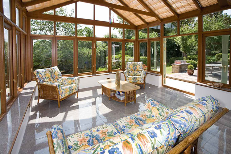 interior of conservatory